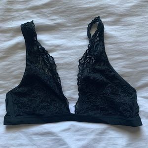 🍁Black lace bralette